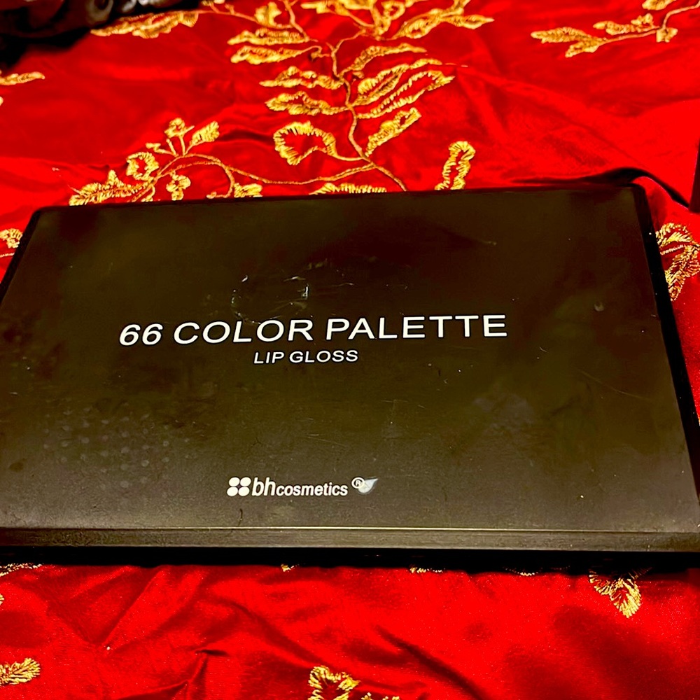 New 66 COLOR PALETTE LIP GLOSS BY bhcosmetic